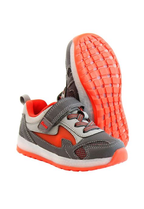 Zapatilla led velcro elástico kids niño  945-3