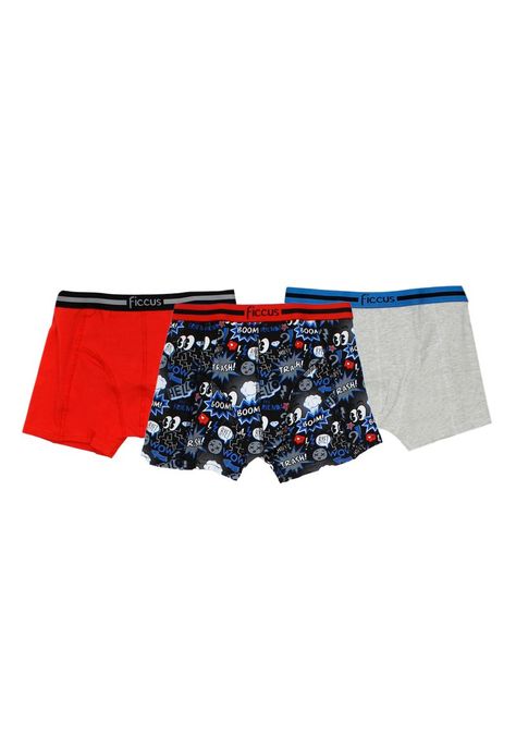 Pack triple boxers teens niño 660b-0