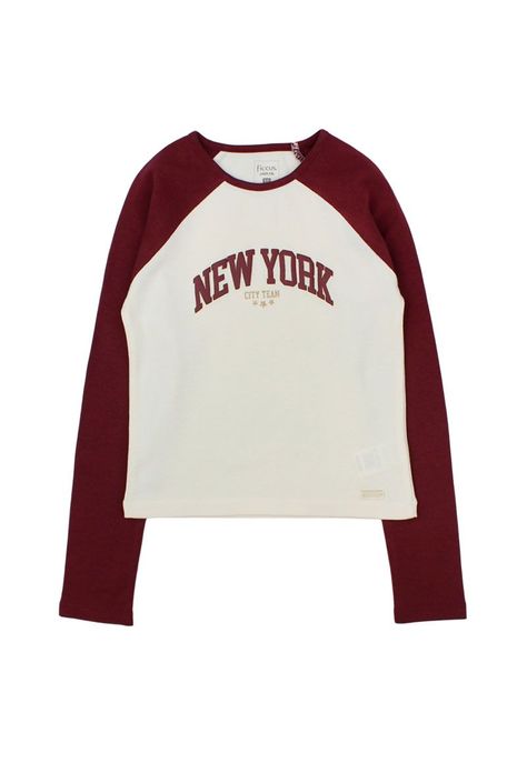 Polera junior niña manga raglan academy 360-0