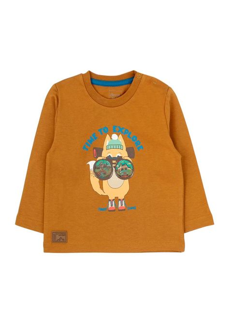 Polera bebé niño holograma foresta 139-0