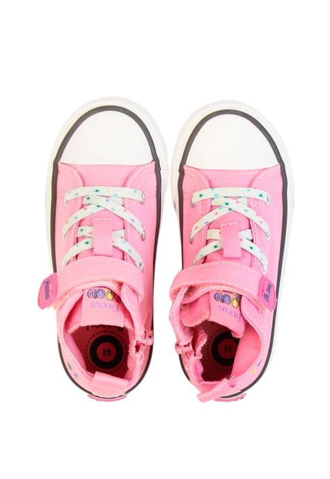 Zapatilla urbana caña velcro elastico kids niña 856-2