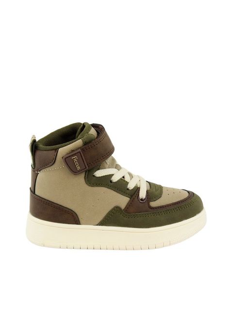 Zapatilla urbana caña velcro elástico kids niño 862-0