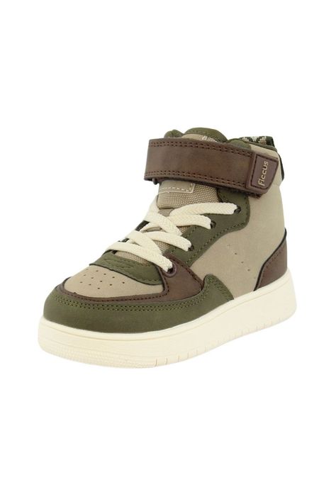 Zapatilla urbana caña velcro elástico kids niño 862-1