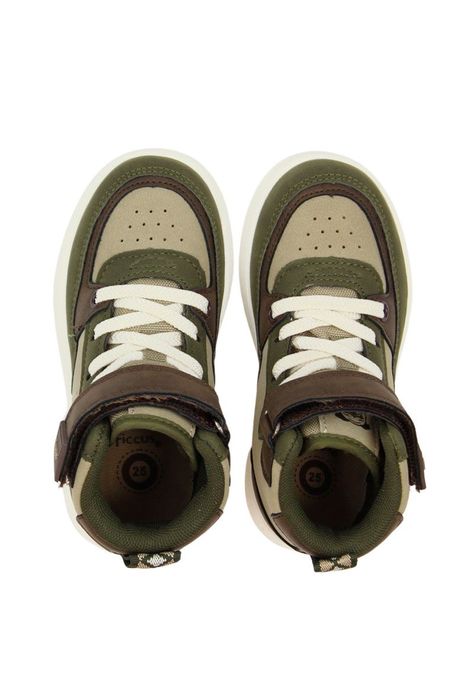 Zapatilla urbana caña velcro elástico kids niño 862-2