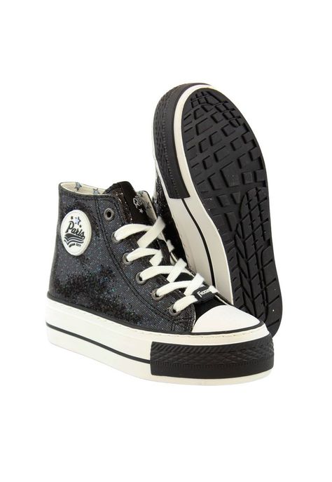 Zapatilla urbana caña cordón junior niña 887-3