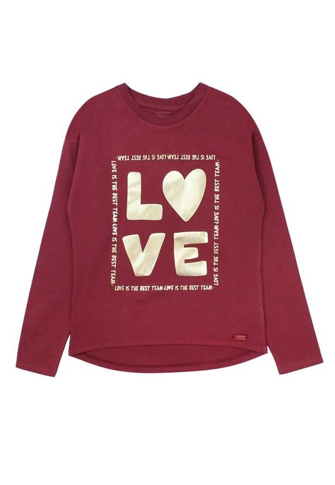Polera junior niña h/ caído academy 359-0