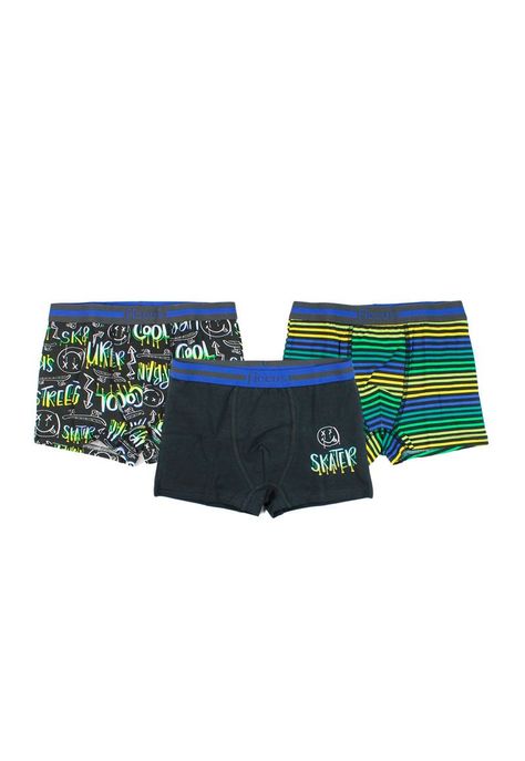 Pack triple boxers kids niño ficcus 638 W24d-0