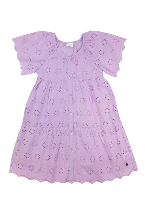 Vestido kids niña broderie earth 318-0