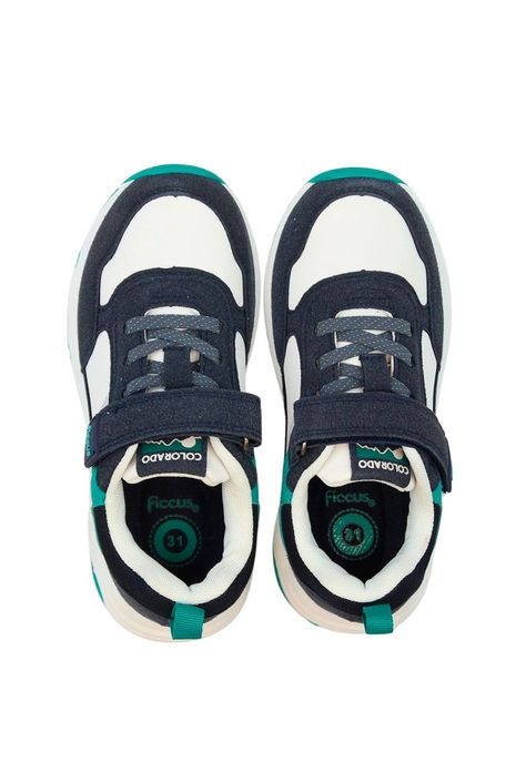 Zapatilla sport velcro elástico junior niño 914-2