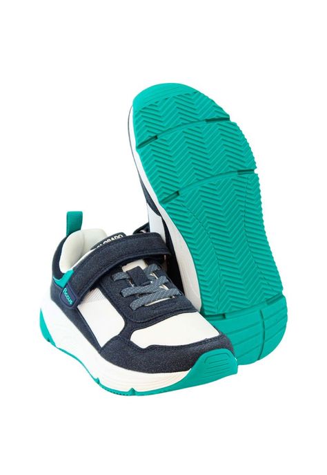 Zapatilla sport velcro elástico junior niño 914-3