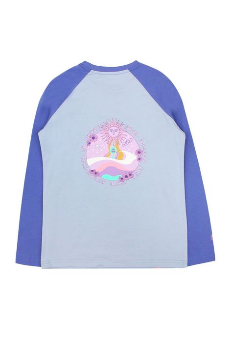 Polera niña manga  raglan ficcustex 557b-1