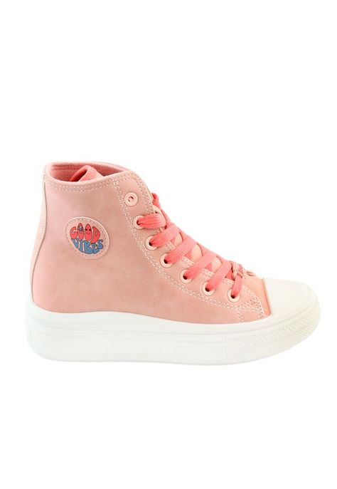 Zapatilla urbana caña cordón a correr niña 901b-0