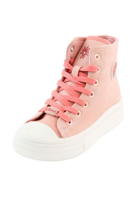 Zapatilla urbana caña cordón a correr niña 901b-1