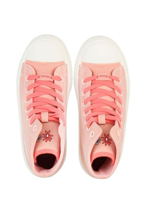 Zapatilla urbana caña cordón a correr niña 901b-2
