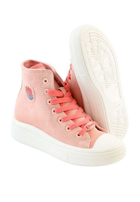 Zapatilla urbana caña cordón a correr niña 901b-3