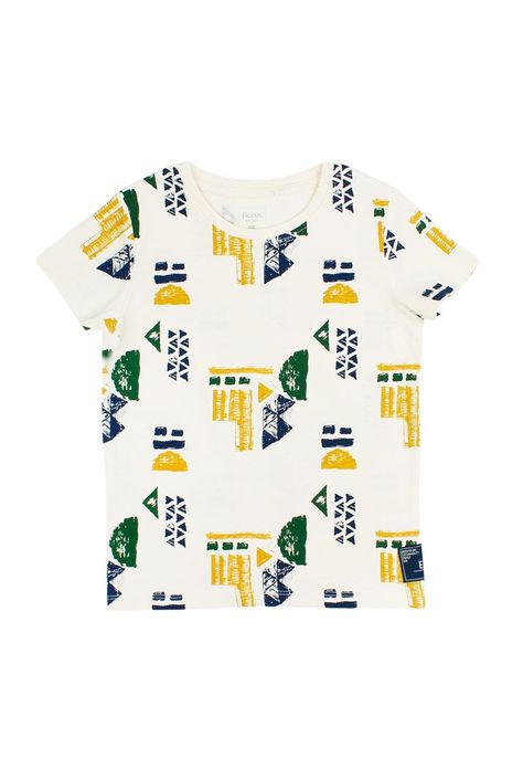 Polera kids niño estampada earth 232-0