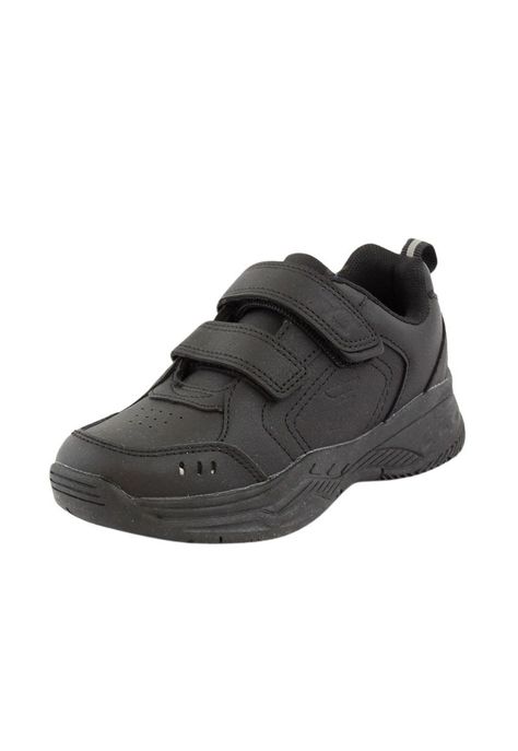 Zapatilla escolar basica negra 927-1