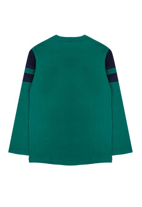 Polera junior niño franjas academy 328b-1