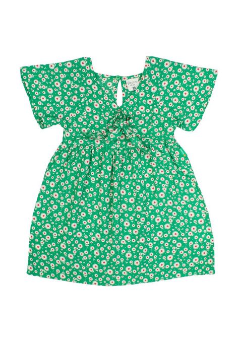 Vestido kids niña canesú oasis 321-0
