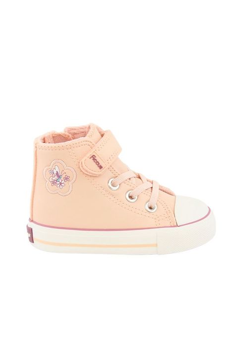 Zapatilla urbana caña velcro elástico principiante niña 824-0