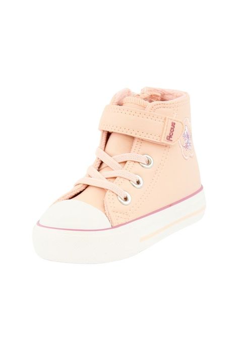 Zapatilla urbana caña velcro elástico principiante niña 824-1