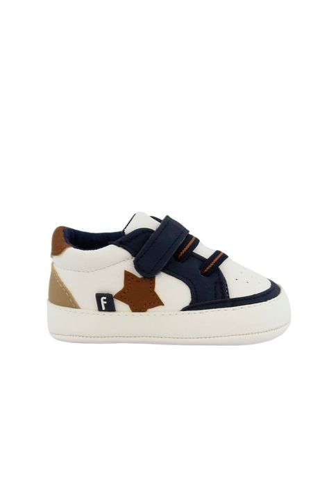 Zapatilla urbana velcro elástico new born niño 809-0