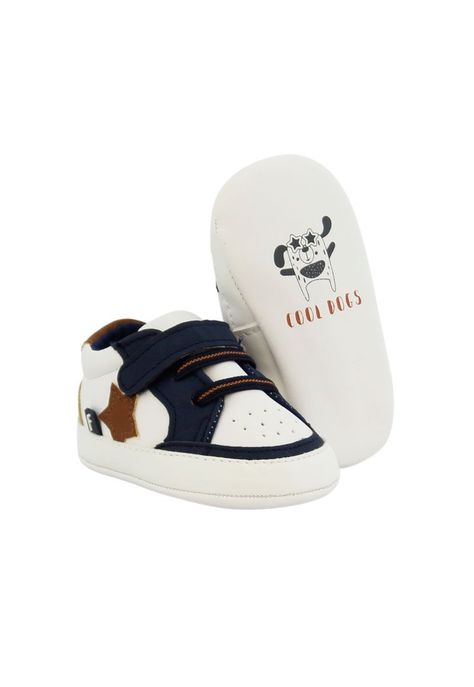 Zapatilla urbana velcro elástico new born niño 809-3