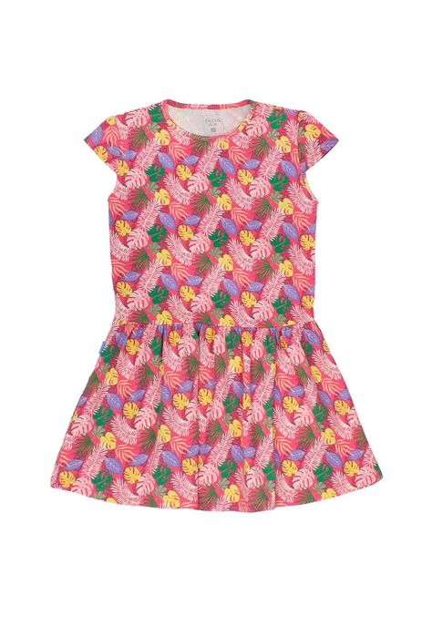 Vestido kids niña estampado day to day 757-4
