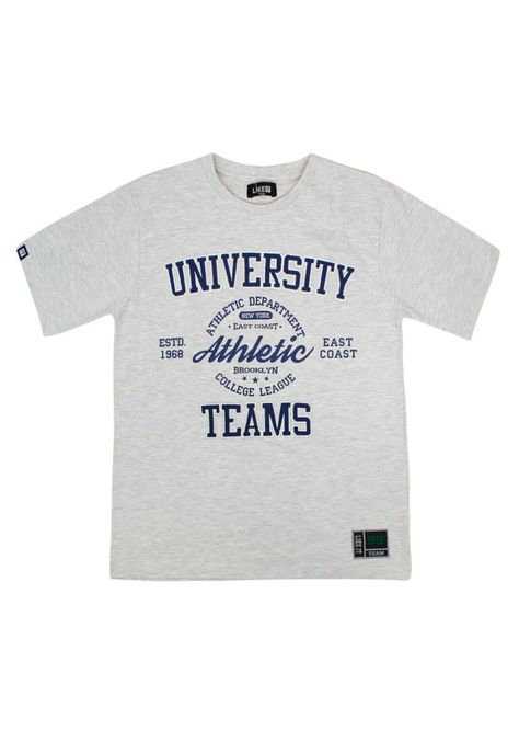 Polera teens niño bordada academy 503b-0