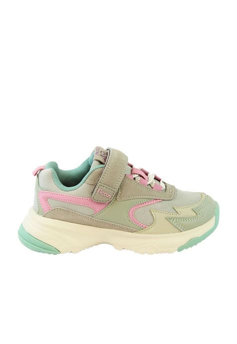 Zapatilla sport velcro elástico junior niña 896-0