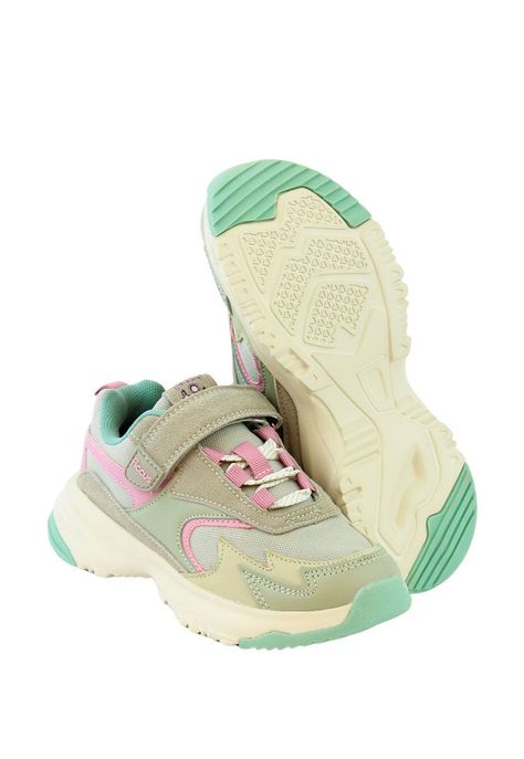 Zapatilla sport velcro elástico junior niña 896-3