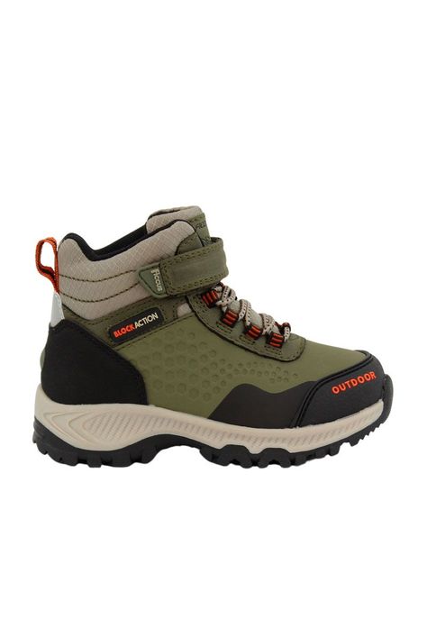 Zapatilla ficcustex block action caña velcro elástico kids niño 877-0