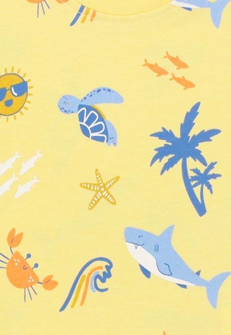 Polera bebé niño estampado malibu 147-2