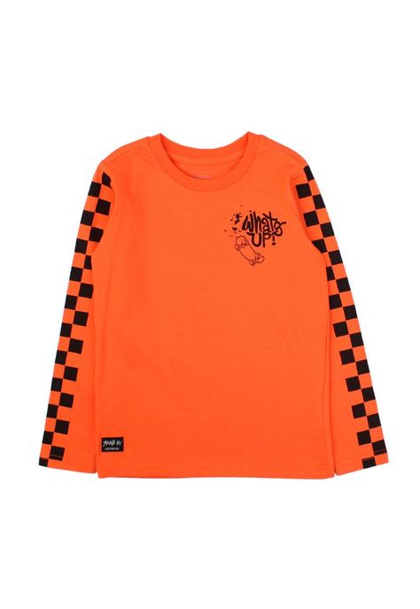Polera kids niño m/ estampada liberty 224-0