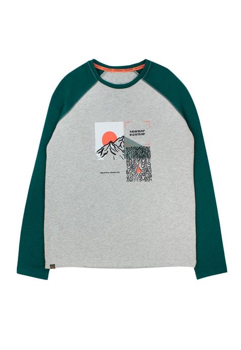 Polera niño manga raglan ficcustex 576-0