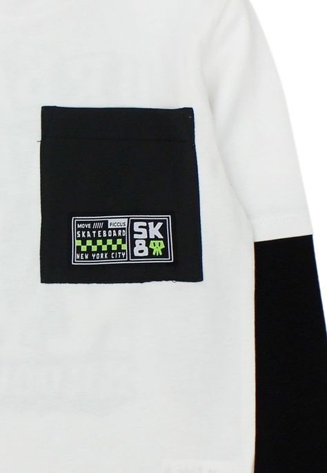 Polera kids niño doble manga move 234-2
