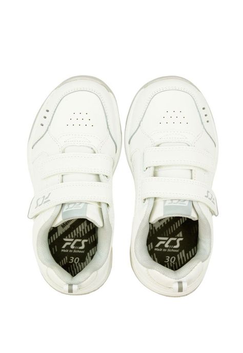 Zapatilla escolar basica blanca 926-3