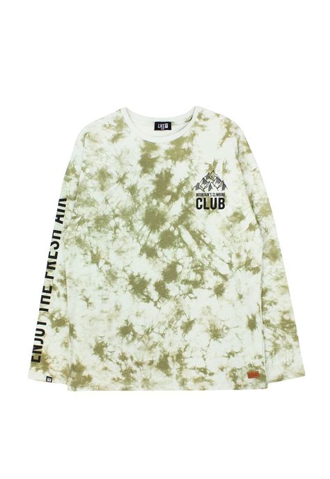 Polera teens niño doble manga foresta 505b-0