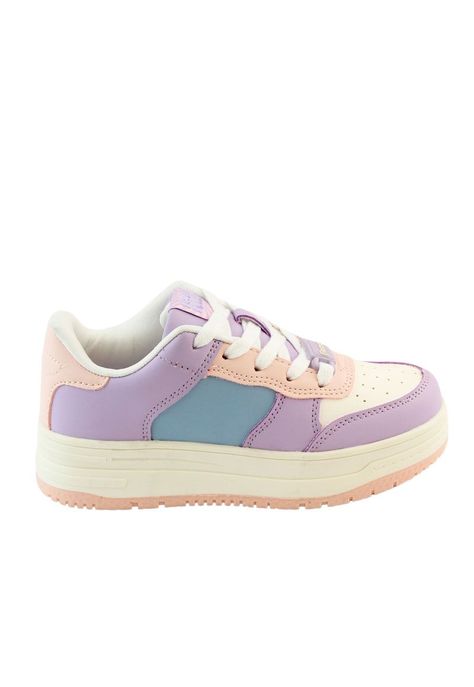 Zapatilla urbana cordón a correr niña 906b-0