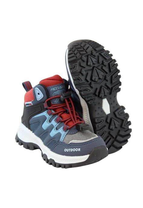 Zapatilla ficcustex caña velcro elástico kids niño 878-3