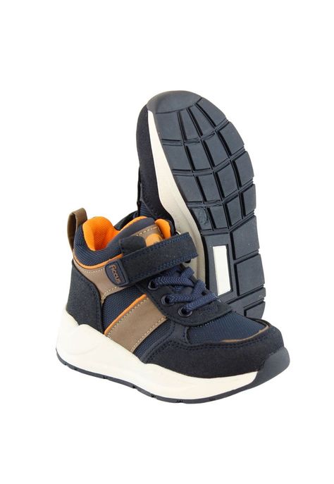 Botín caña velcro elástico kids niño 861-3