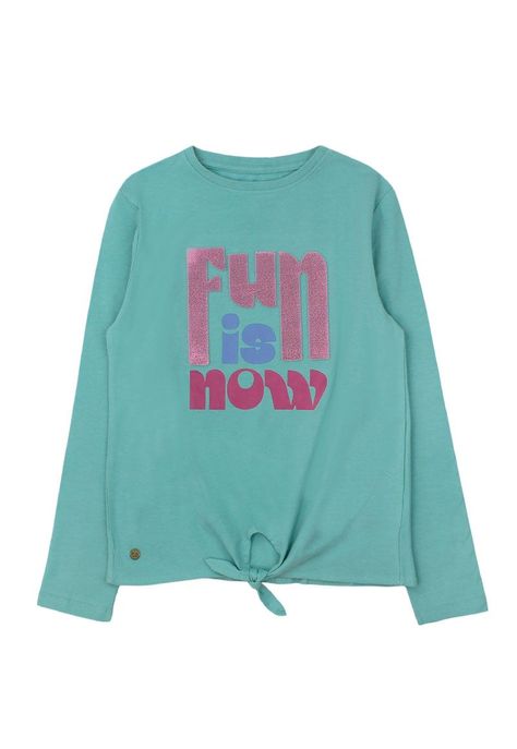 Polera junior niña nudo foresta 365-0