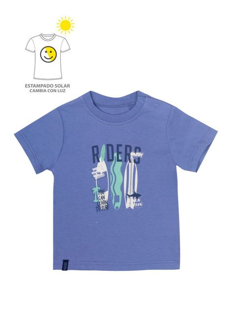 Polera bebé niño estampado solar 790d-0