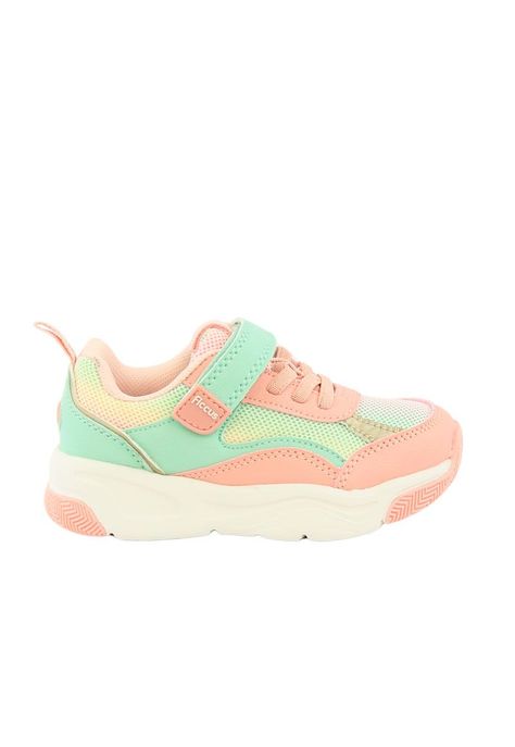 Zapatilla sport velcro elástico kids niña 850-0