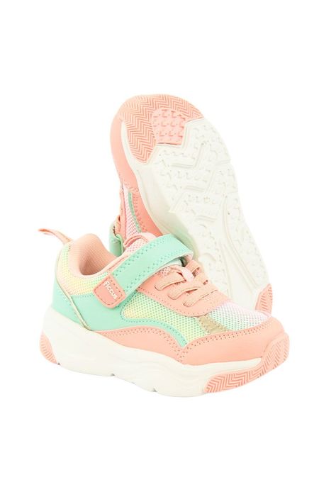 Zapatilla sport velcro elástico kids niña 850-3