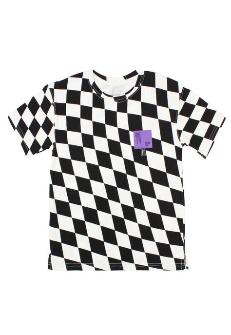 Polera kids niño cuadros go 238-0