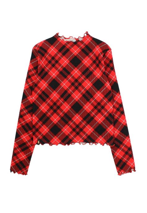 Polera junior niña escocesa liberty 359-0
