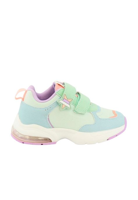 Zapatilla sport velcro elástico kids niña 849-0