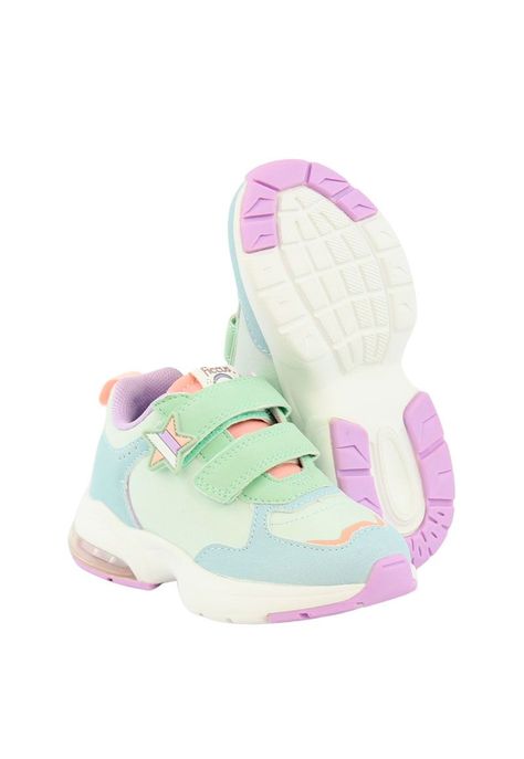 Zapatilla sport velcro elástico kids niña 849-3
