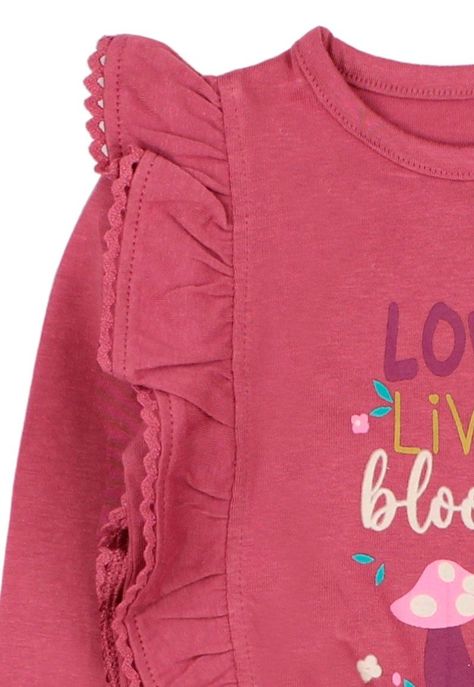 Polera bebé niña pretina foresta 175-2